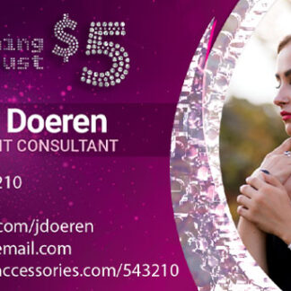 Fully Customizable Paparazzi Business Cards designed to make more jewelry sales.
